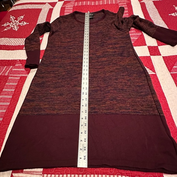 Nina Leonard Multicolor Long Sleeve Dress - Picture 10 of 12